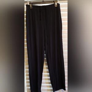 Elegant Black Wide Leg Women's Trousers